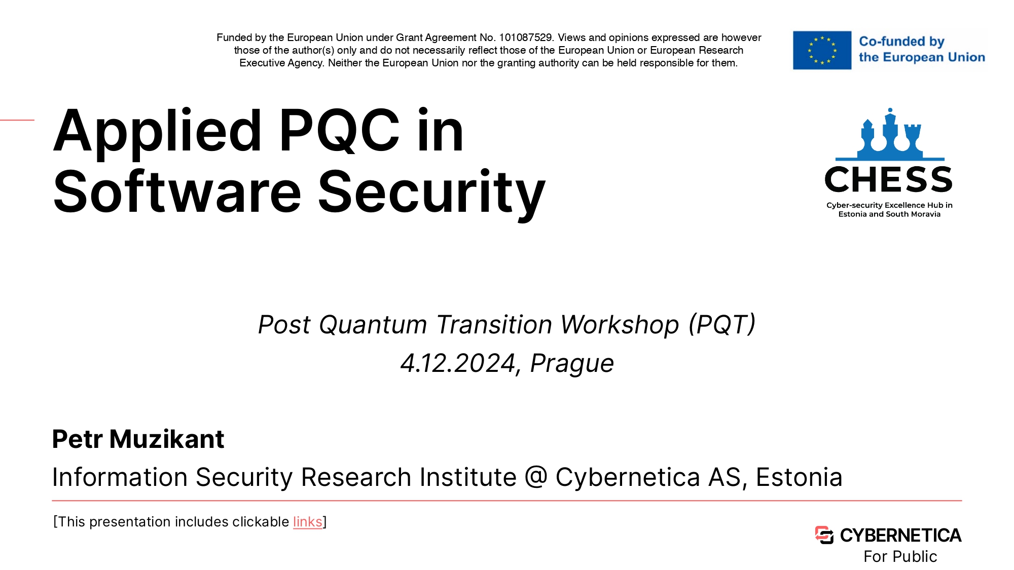 Applied PQC in Software Security