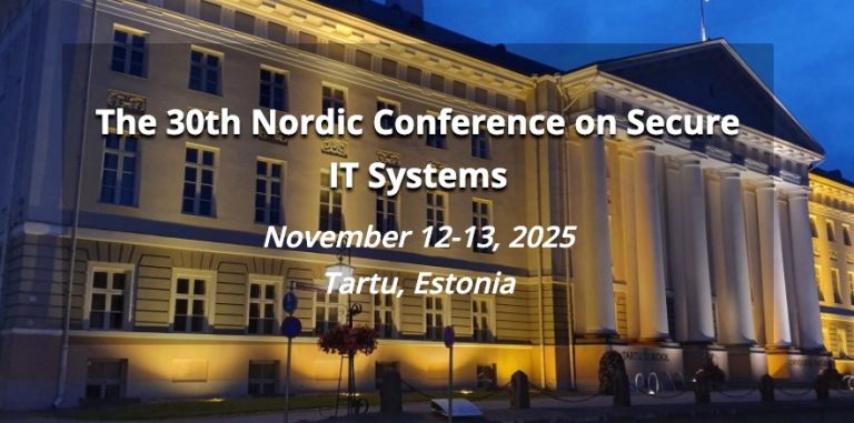 CHESS-Sponsored 30th NordSec Conference Brings Record Participation to Tartu