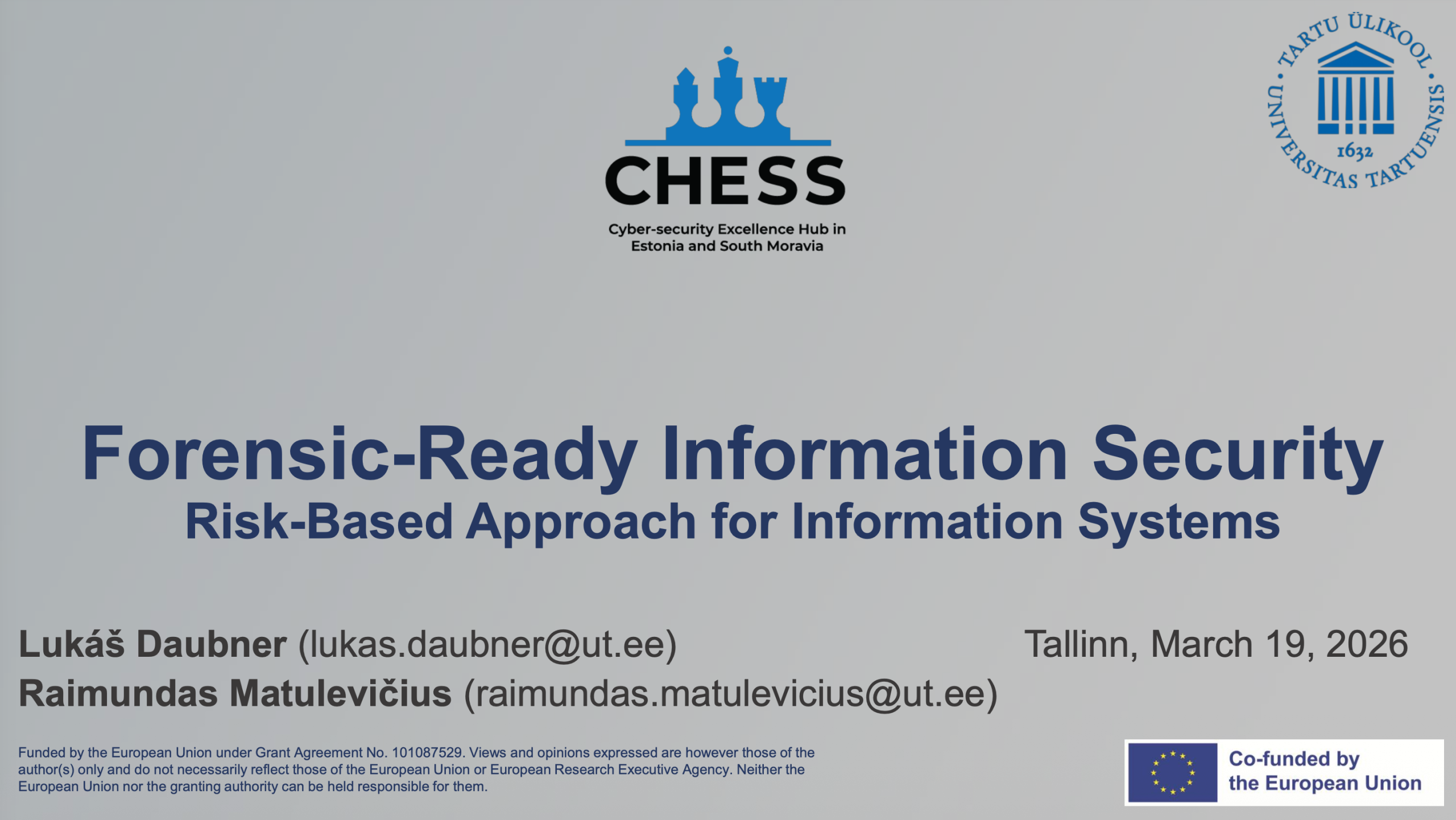 Forensic-Ready Information Security